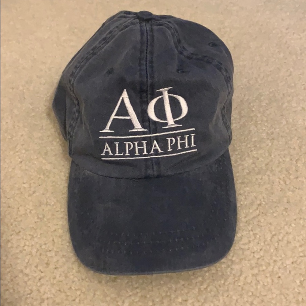 Alpha phi baseball hat